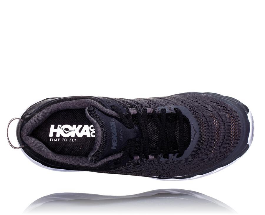 Zapatillas Running Hoka One One Mujer - Akasa - Negras/Blancas - GTS754283